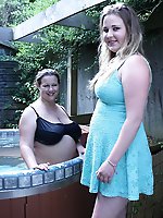 Chubby babe doing a naughty british lesbian bbw