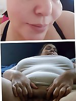 Classy-looking mature mommies enjoy posing