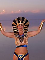 Colorful Elton Evening in Egypt style