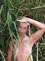 By the shore, in the marshy vegetation