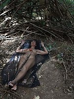 In Forest Cradle with Apple