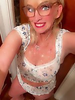 Exposed mature vaginas