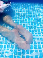 Submerged feet collection 1