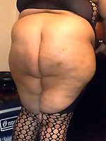 Elderly women indulging in pleasure