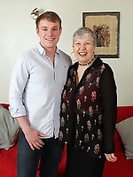 British mature lady playing with her toy boy