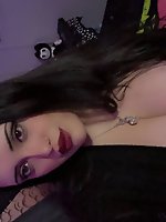 Sexiest chick is spreading pussy lips