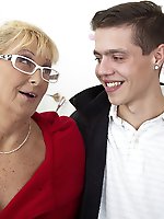 Horny mature lady doing her toyboy